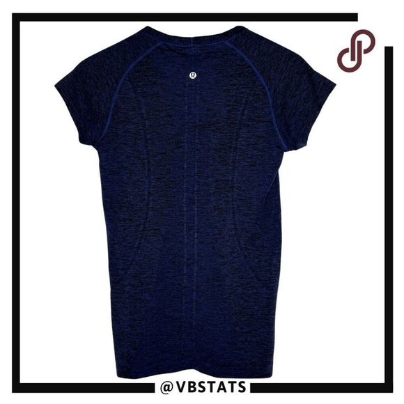 Lululemon Men's Swiftly Tech Crew Neck Short Sleeve Top Cerulean Blue Size 8 - Picture 2 of 5